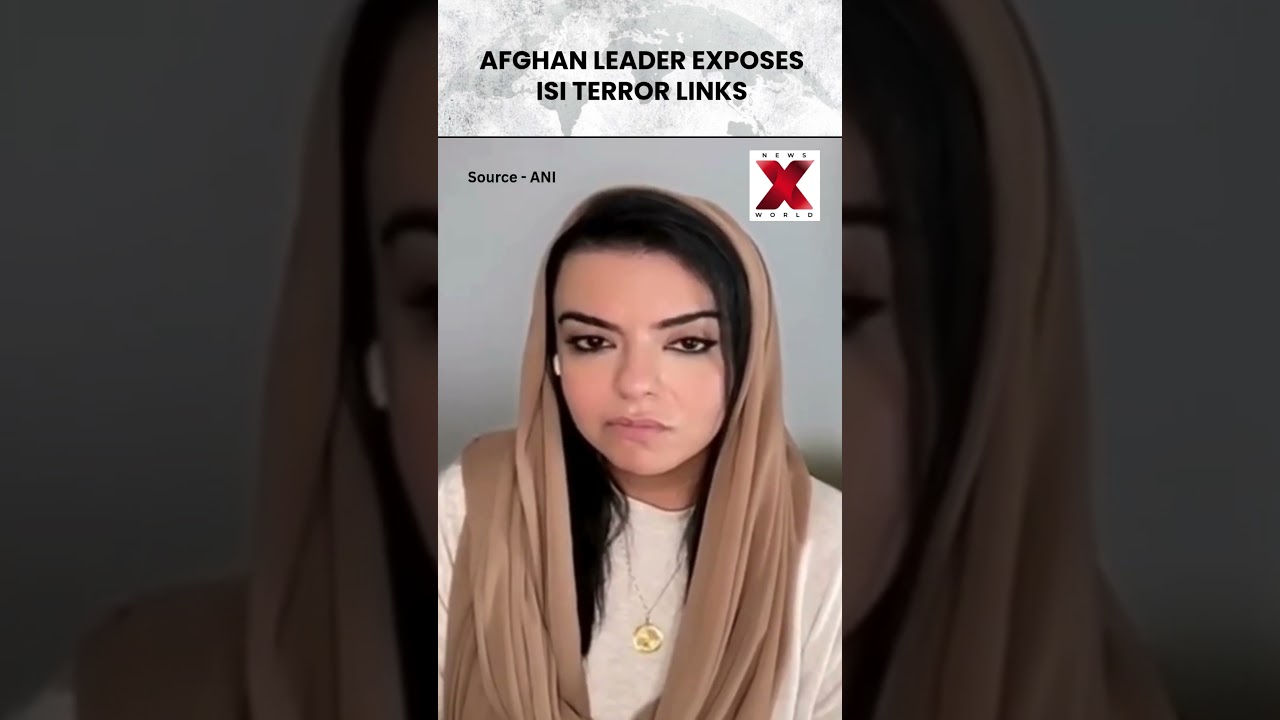Afghan Leader Mariam Exposes ISI Terror Links in #southasia | NewsX World | #afghanistan #shorts