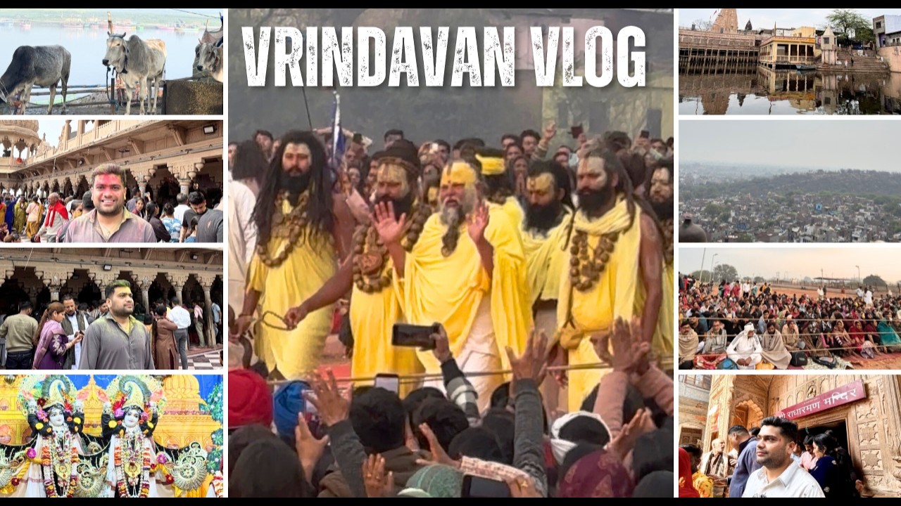 VRINDAVAN VLOG  PART 2 Premamand Ji Maharaj Darshan Barsana Holi Vrindavan Parikarama Goverdhan
