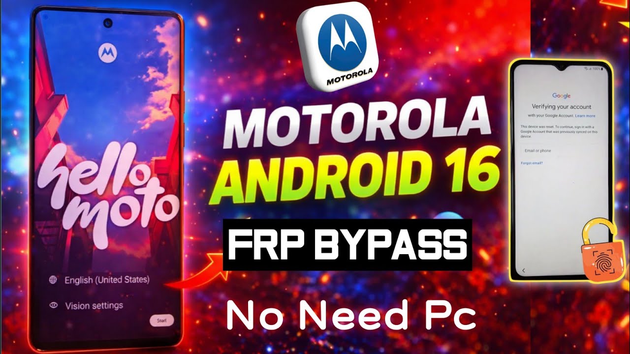 Motorola FRP Bypass Android 16 🔥2026 |  Unlock All Moto Android 16 Without PC | 100% Working Method