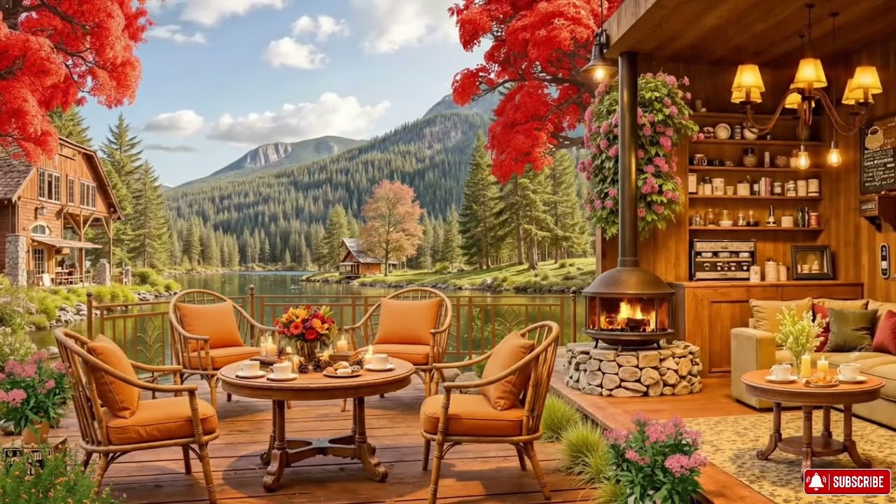 Relaxing Spring Morning Jazz ☕🌸 | Smooth Coffee Shop Ambience...