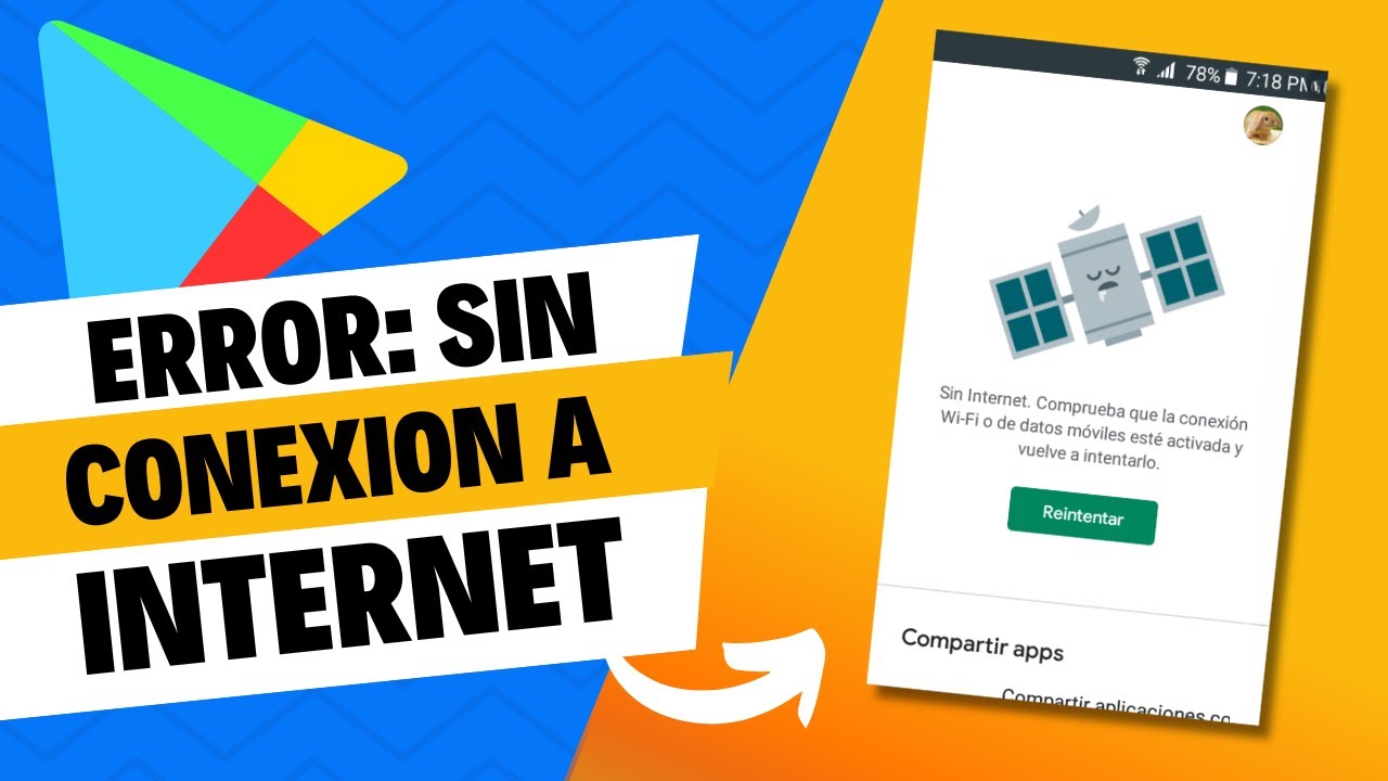 Como SOLUCIONAR el ERROR SIN CONEXI&Oacute;N en GOOGLE PLAY F&Aacute;CIL