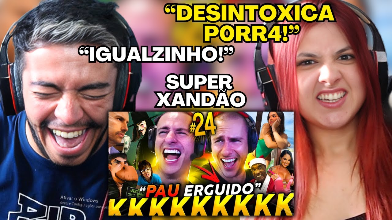 REACT SUPER XANDÃO REAGINDO e RINDO MUITO com os MEMES e MENSAGENS DO CHAT #24