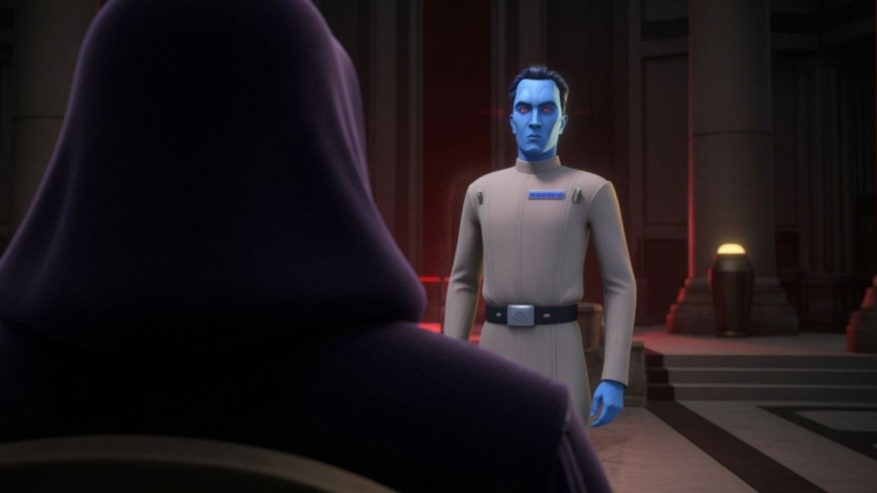 Thrawn Warns Palpatine of the Grysk Threat