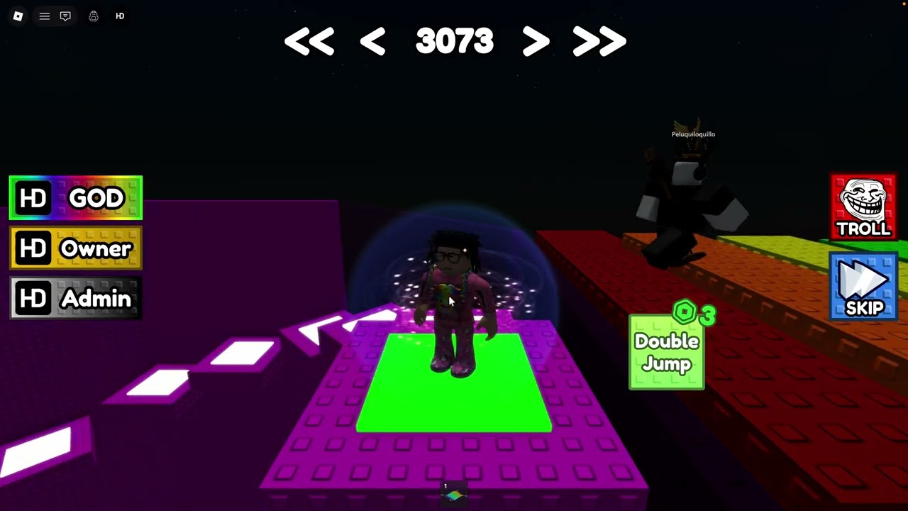 jumping down the infinity tower