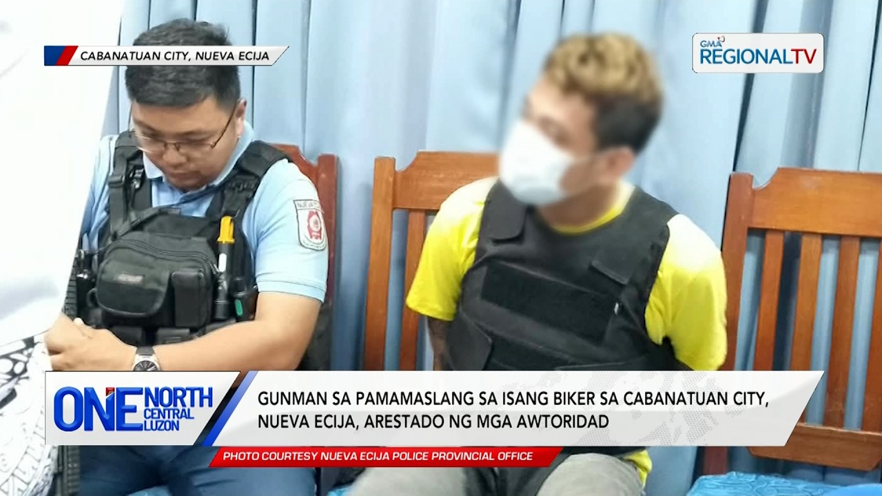 Gunman sa pamamaslang sa isang biker sa Cabanatuan City, arestado | One North Central Luzon