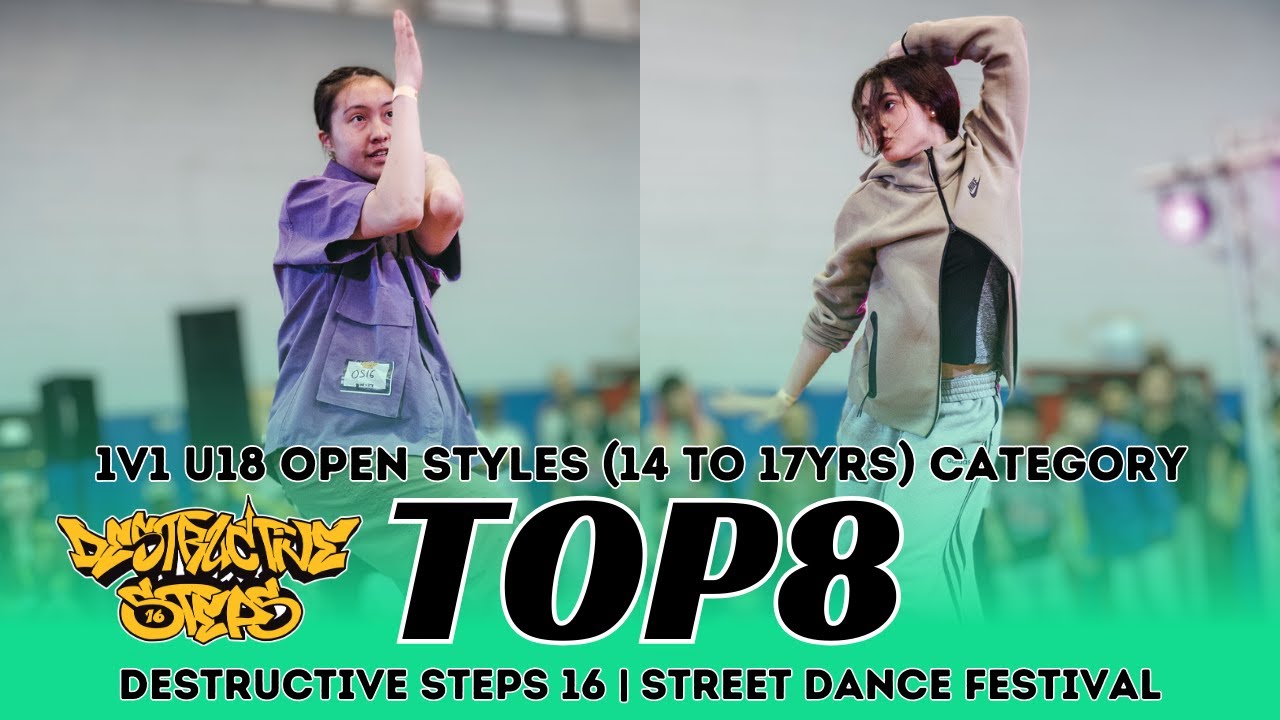 BONNIE VS T | TOP8 | 1V1 U18 OPEN STYLES (14 to 17yrs) | DESTRUCTIVE STEPS 16