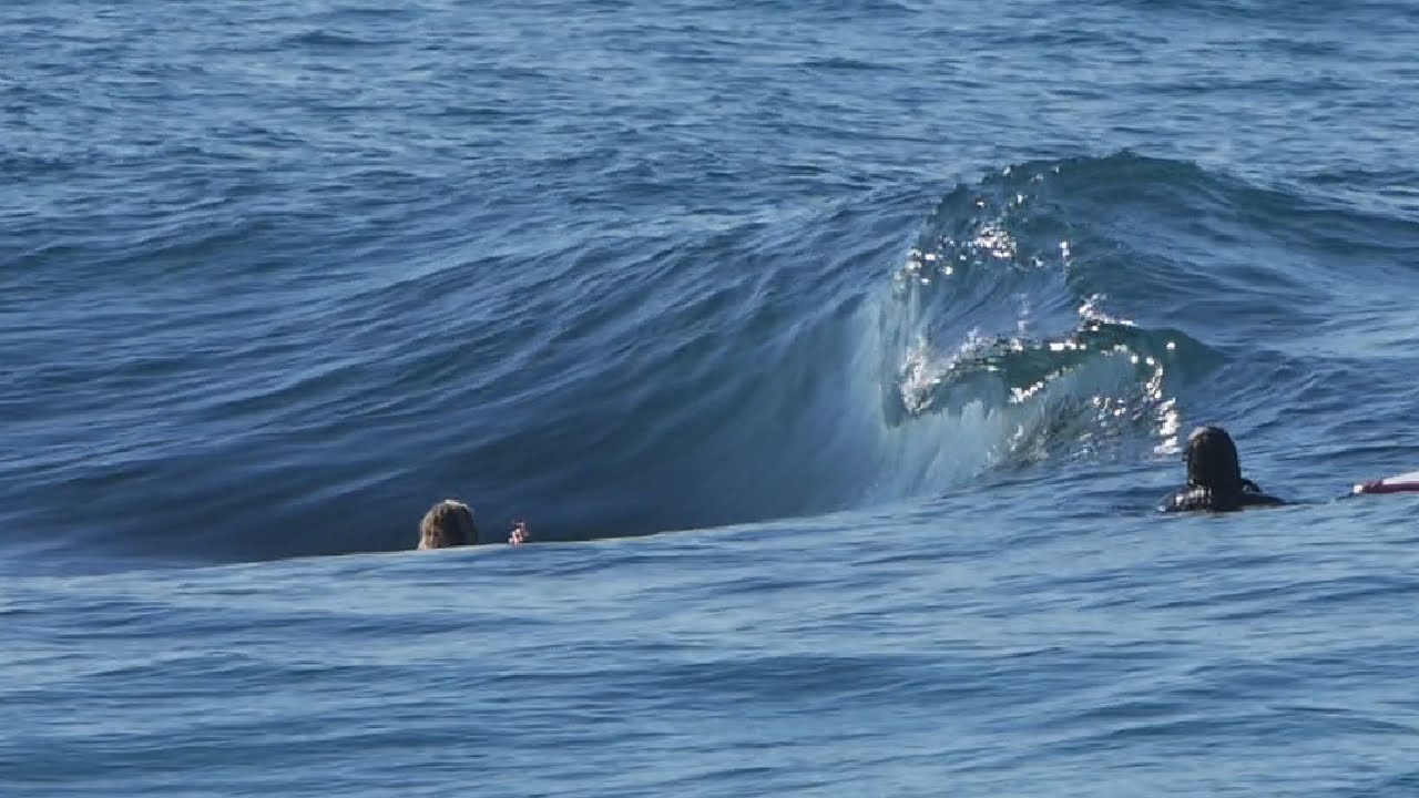 RAW - Pro Surfer Tries to Ride Bizarre Wave Breaking Below Sea Level