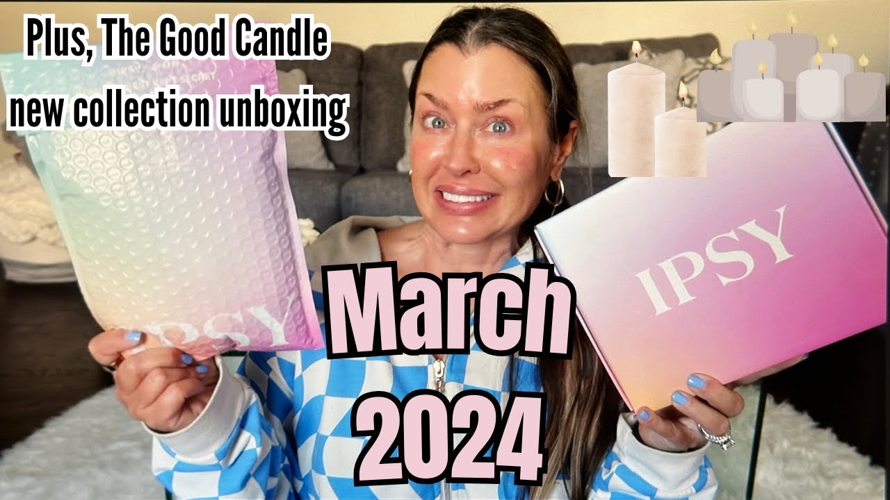 Boxycharm by Ipsy & Ipsy Glambag Unboxing March 2024 | SPRING CANDLE COLLECTION | HOTMESS MOMMA MD