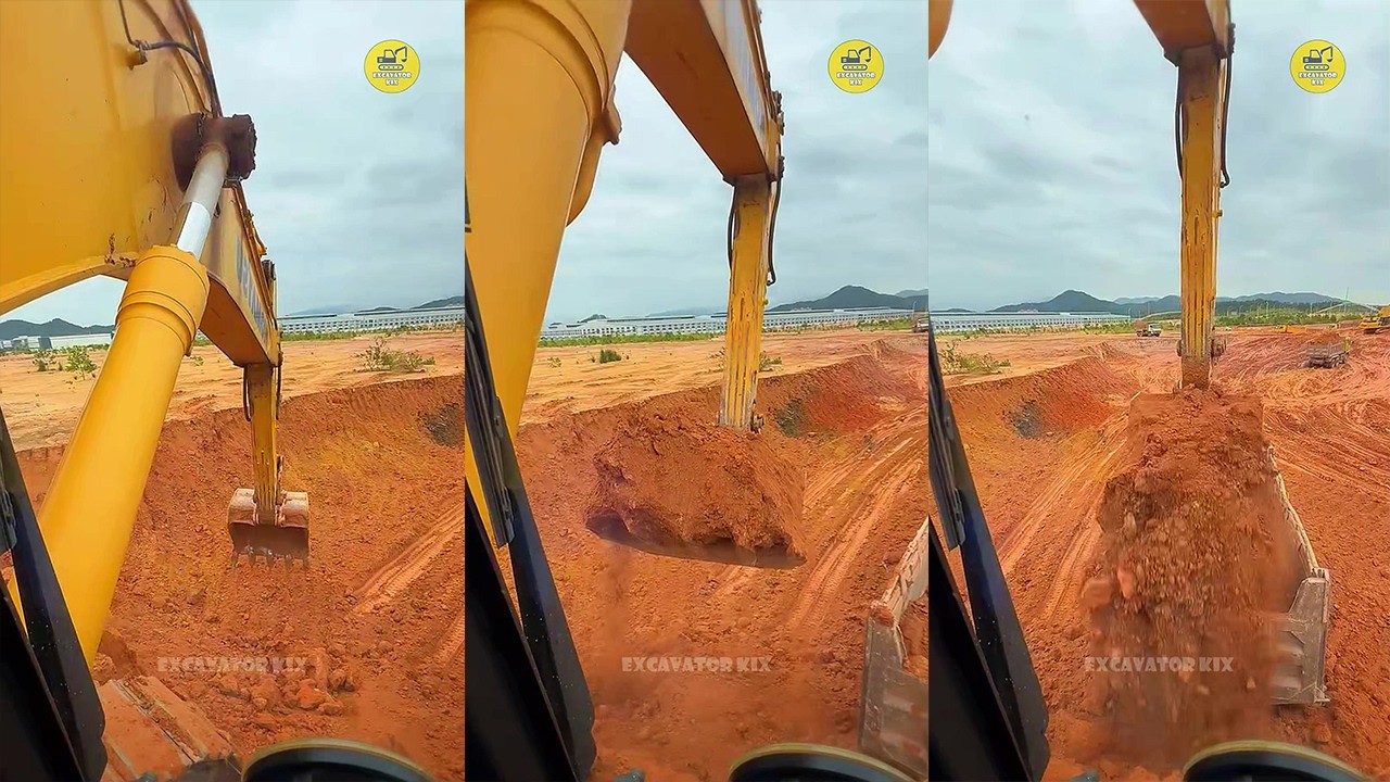 How To Excavators Load Soil Onto Trucks Professionally P1652