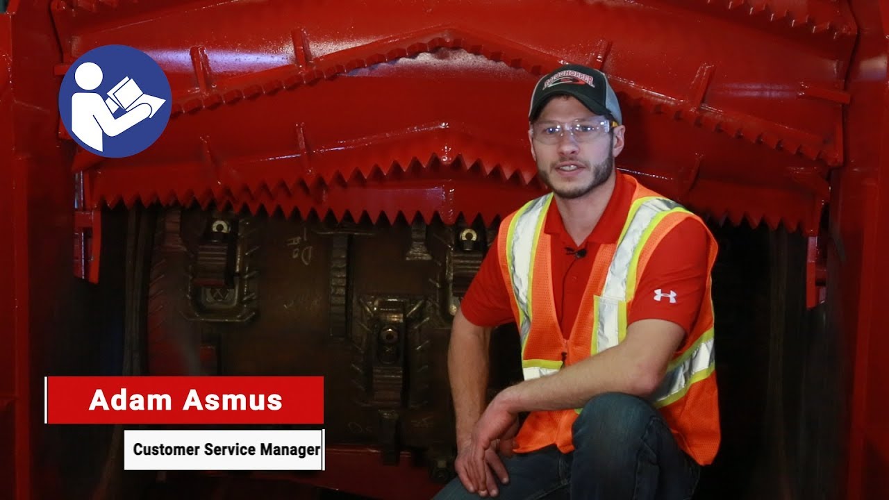 Rotochopper University: How to Adjust the Scraper Plate on a Rotochopper Grinder