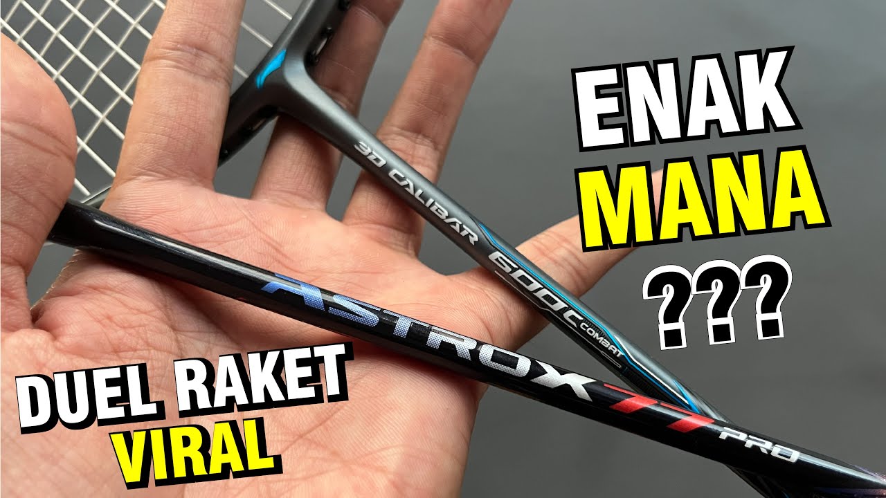 SERU !!! Yonex Astrox 77 Pro vs Lining 3D Calibar 600c Enak Mana ?