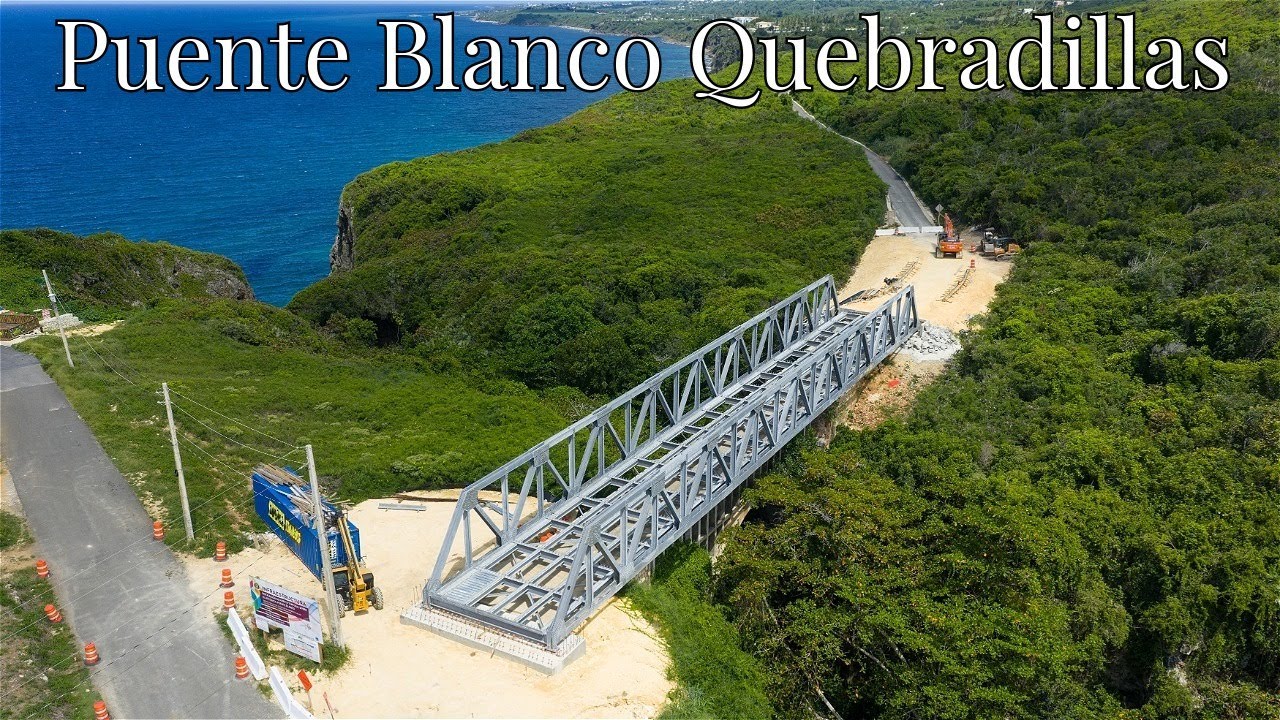 Puente Blanco de Quebradillas 2025 Mavic 4 Pro y Instalación de Puente Modular. #DJI #Quebradillas