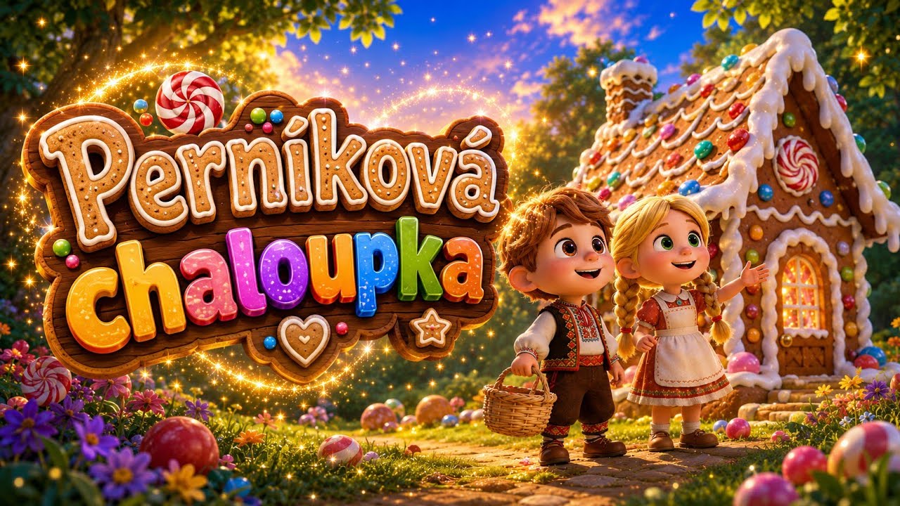 Perníková chaloupka 🍬🌲 | Jeníček a Mařenka | Pohádka a písnička pro děti | Mráček Zpěváček