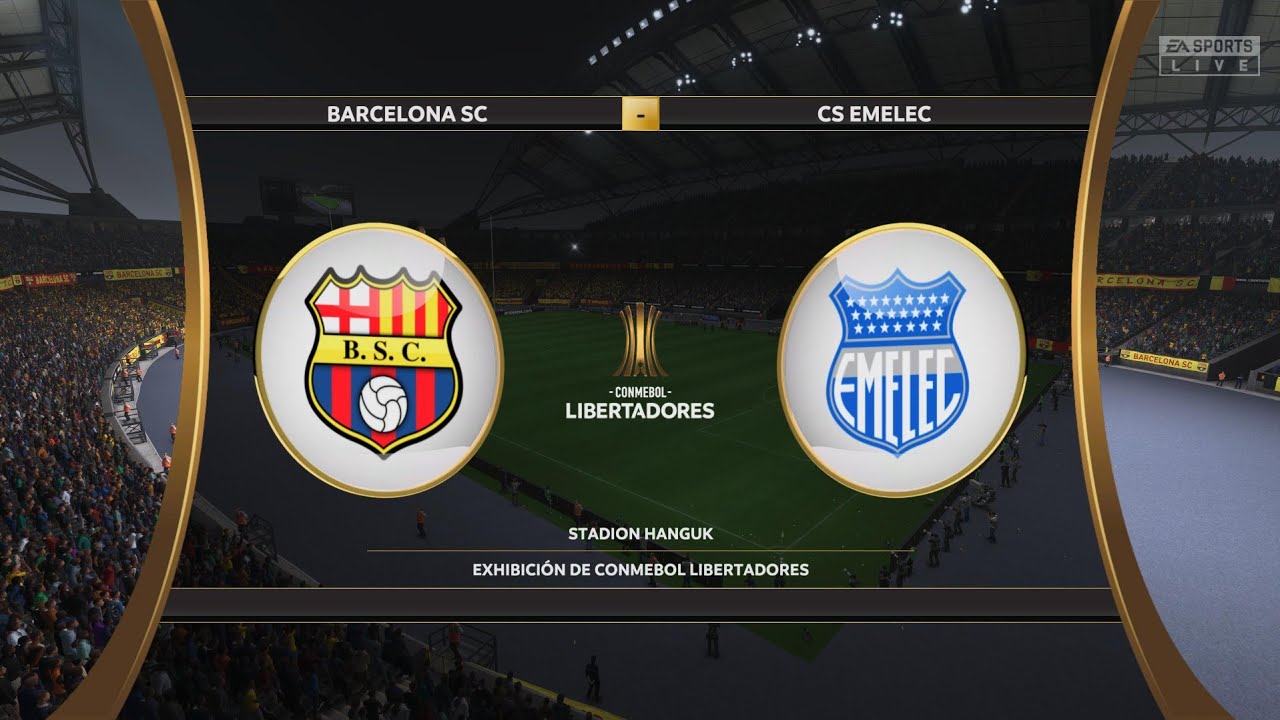 Barcelona Sc Vs Emelec Gameplay Full HD 4K #clasicodelastillero FIFA 23⚽️