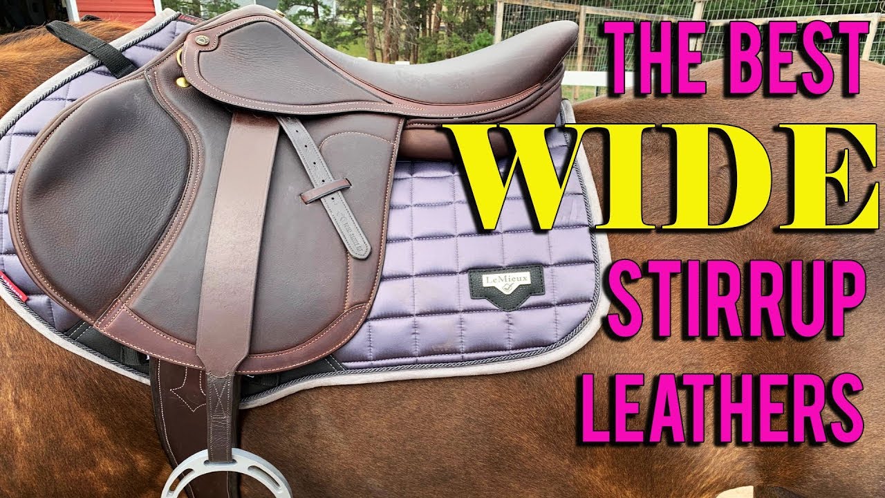 The Best Wide Stirrup Leather EVER Total Saddle Fit Stability Stirrup Leathers Review