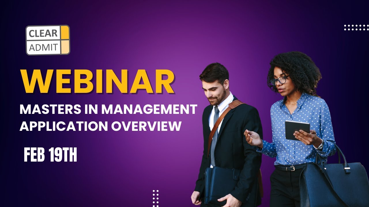 Masters in Management Application Overview | February 2025