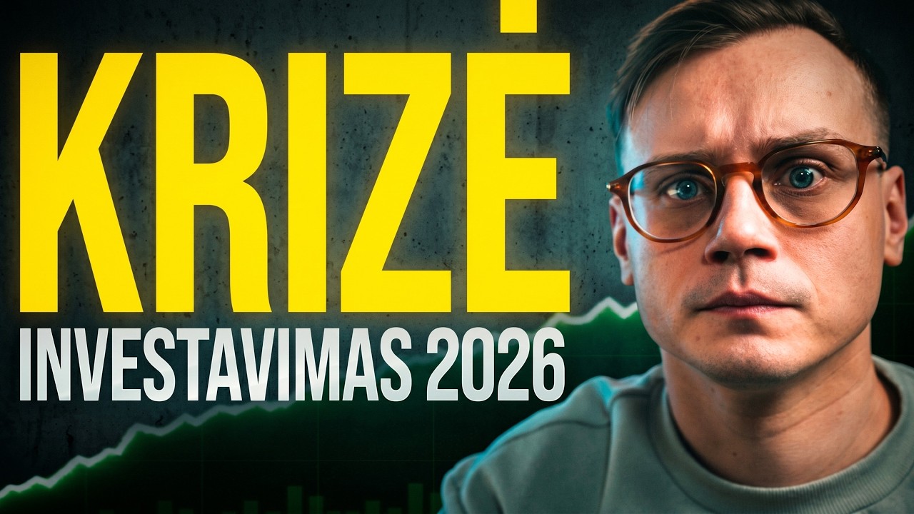Ar bijoti krizės? 🧠 3 pamokos i&scaron; praeities, kurios padeda uždirbti 📈 2026