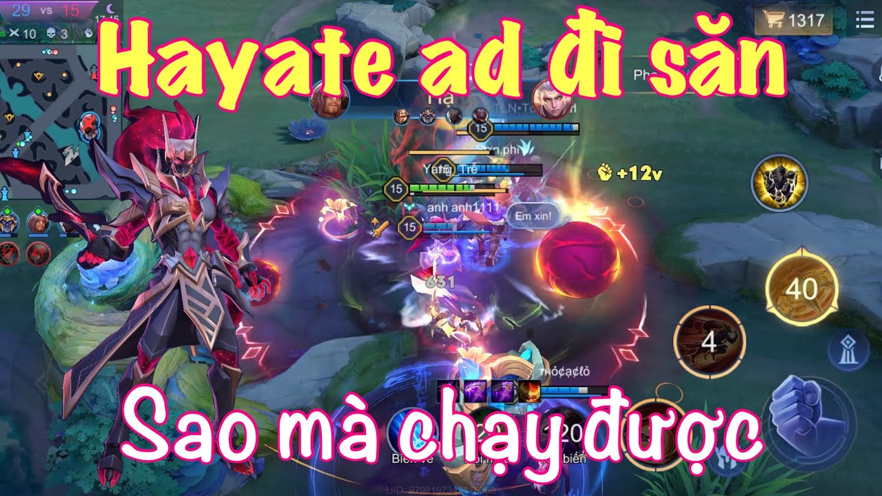 Hayate lại làm thợ săn bắt sát thủ team bạn - LQMB