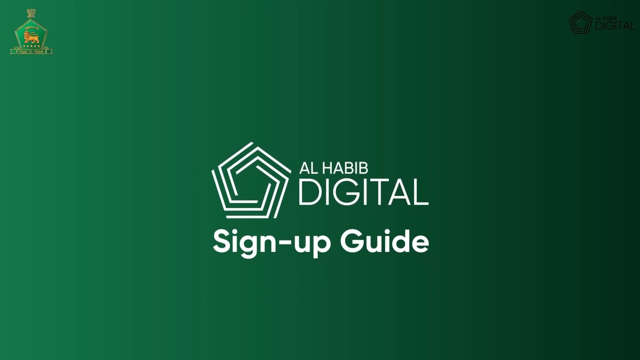 AL Habib Digital | Complete Sign-Up Guide