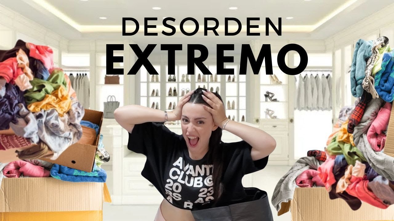 LIMPIEZA DE MI VESTIDOR *EXTREMO*😱 antes de mudarme