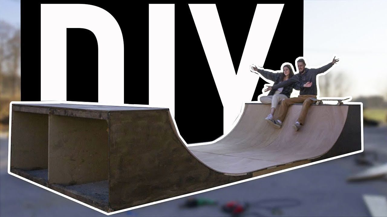 FAIRE UNE MINI RAMPE DE SKATE DIY