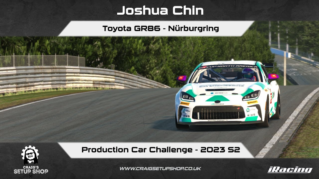 iRacing - 23S2 - Toyota GR86 - Production Car Challenge - N&uuml;rburgring - JC