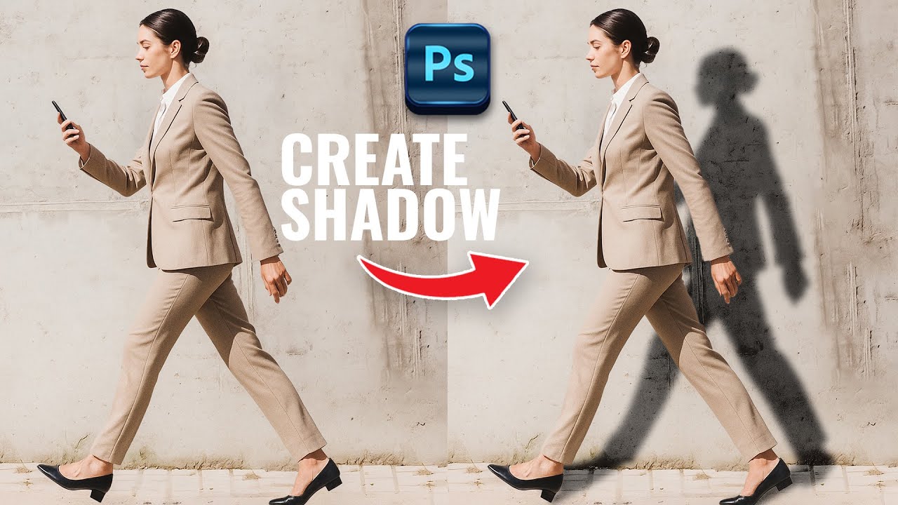 How to create shadow with Adobe Photoshop