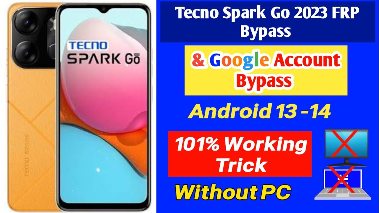 Tecno Spark Go 2023 Google/FRP Bypass Android 12 Update Without PC #viral #trending