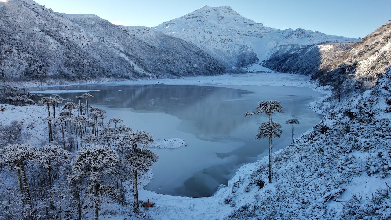 Ascenso invernal al volcán Tolhuaca