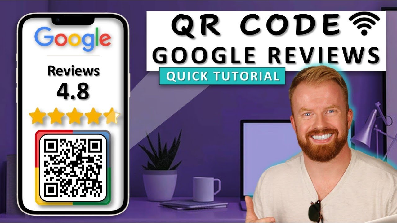 Как создать QR-код для отзывов Google | Урок по Canva | Ссылка на отзывы Google