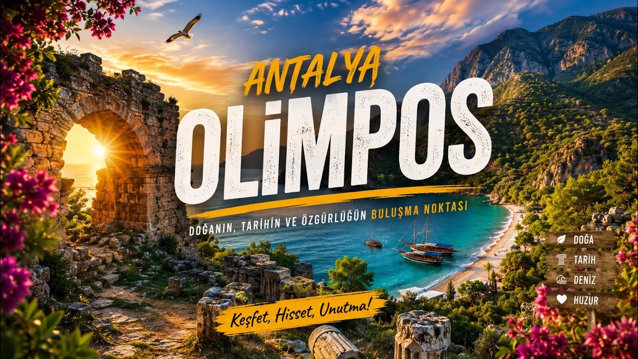OLİMPOS ANTALYA | OLİMPOS PLAJI | OLİMPOS DAĞI | ANTALYA’DA GEZİLECEK YERLER @gezgingünerler 