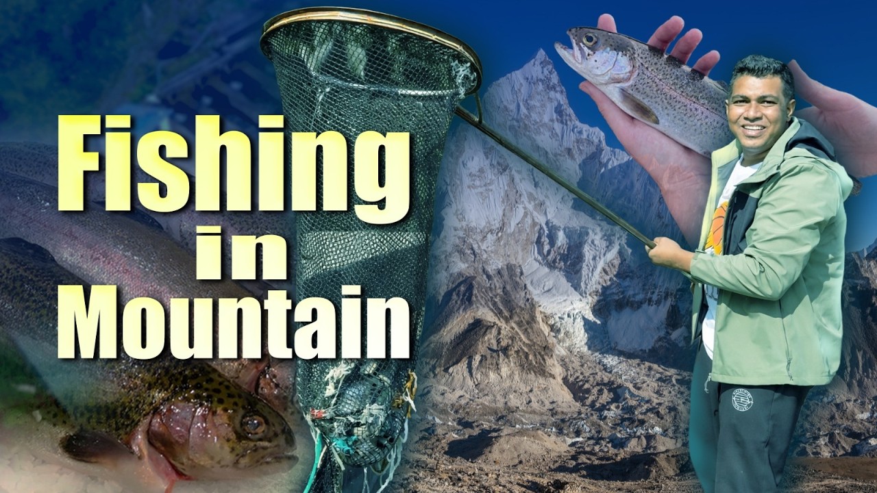 Fishing in Mountain | Trout Farm in Nepal.