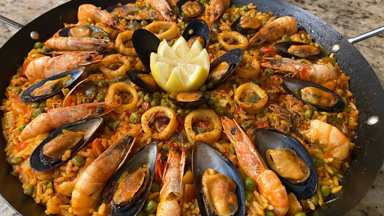 بايلا اقتصادية بفواكه البحر سهلة التحضير مع اسرار نجاحها ومذاق لا يقاوم👌