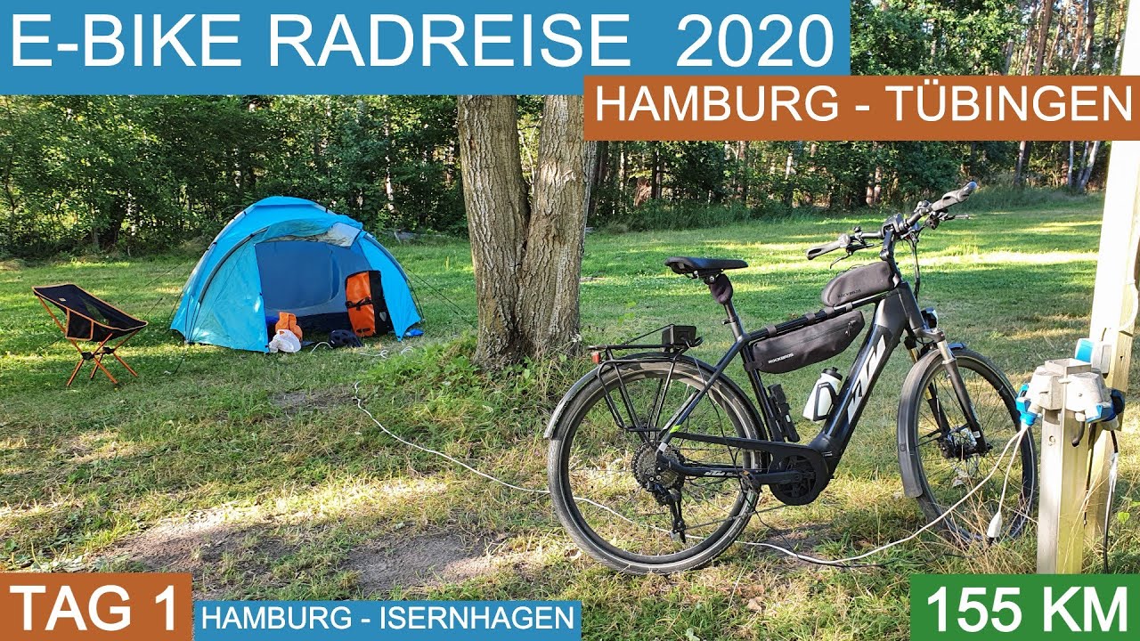 [1/10] E-Bike Radreise 2020 Hamburg Tübingen - Tag 1 - Hamburg - Isernhagen