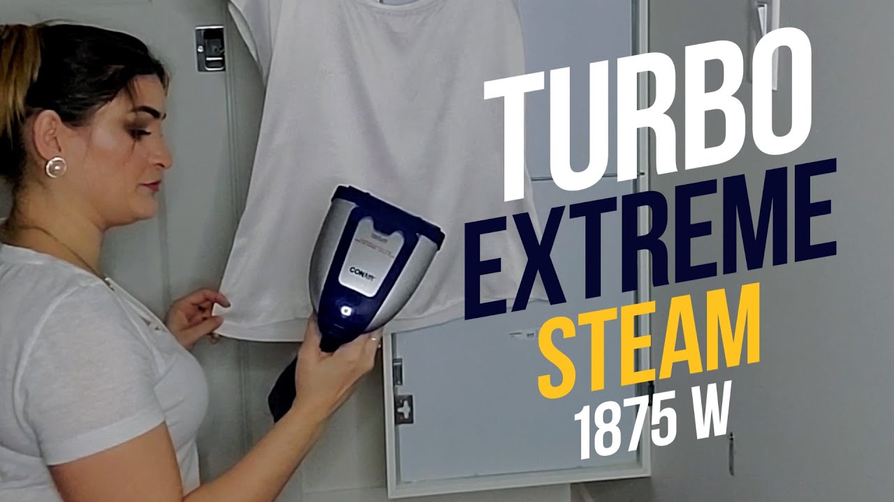 Turbo Extreme Steam CONAIR POLISHOP - Vaporizador de Roupas Portátil 1875 W