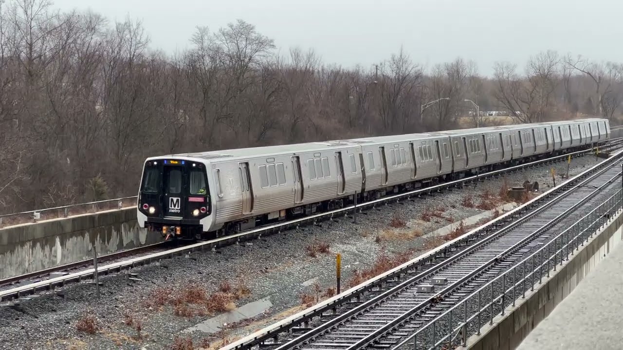 WMATA Green and Blue Line Metrorail Compilation at College Park-UMD station