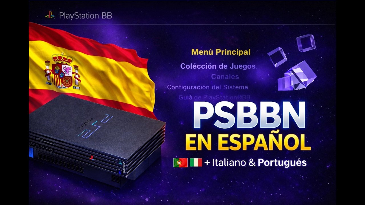 ¡PSBBN POR FIN EN ESPAÑOL! 🇪🇸 | + Italiano & Português | Instalación PS2
