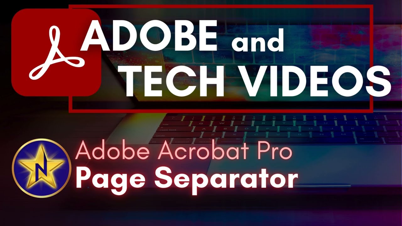 Adobe Acrobat Pro: Page Separator