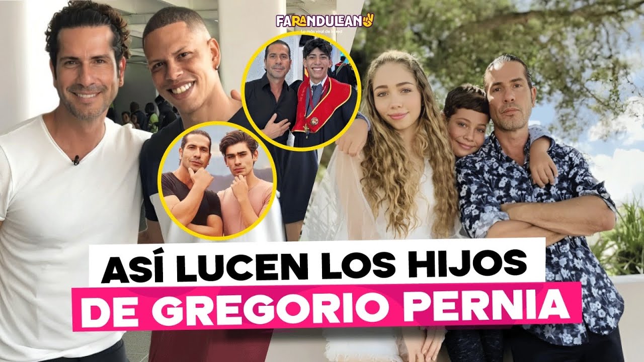 ASÍ LUCEN LOS 5 HIJOS DE GREGORIO PERNIA.
