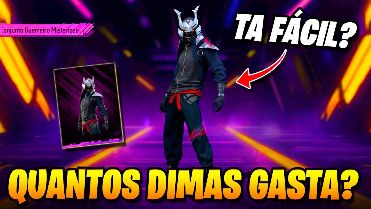 PEGANDO GUERREIRO MISTERIOSO! TOKEN ROYALE FREE FIRE, NOVA SKIN FREE FIRE, EVENTOS FF