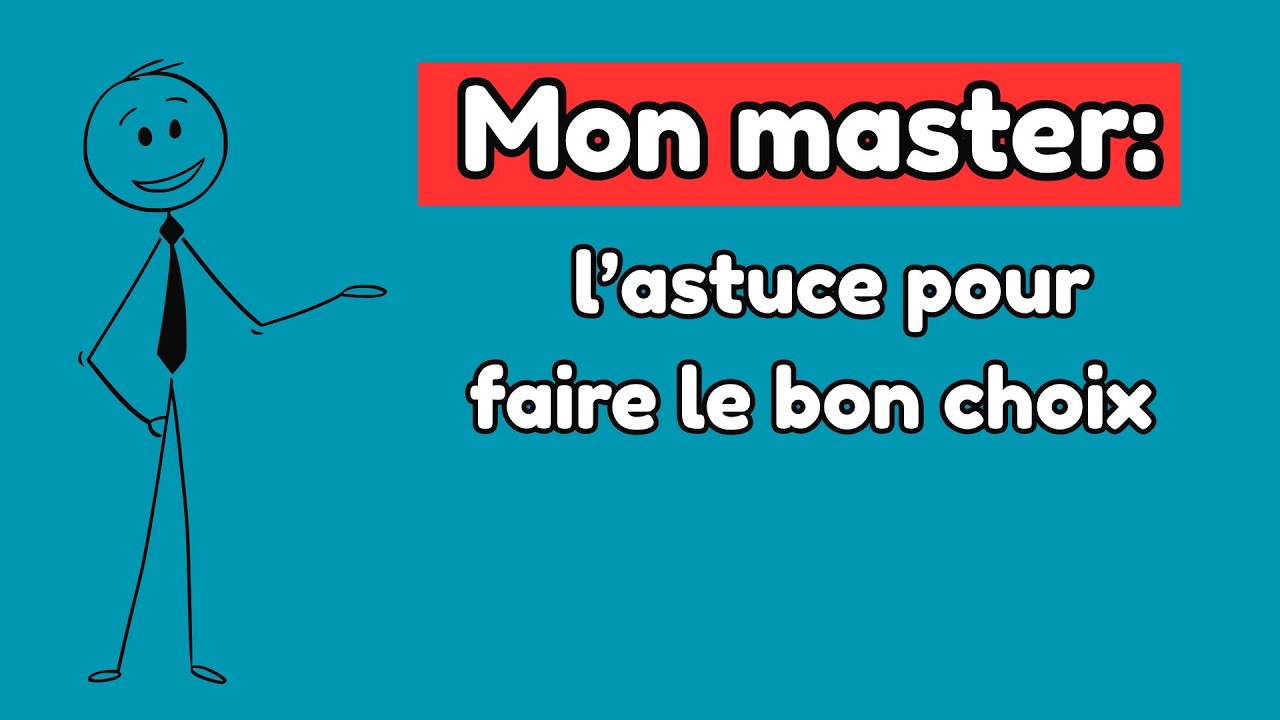 Comment choisir ses Masters intelligemment sur Mon Master