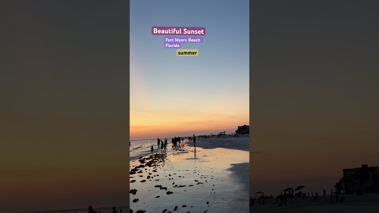 Fort Myers Beach Sunset #summer #florida #beautiful