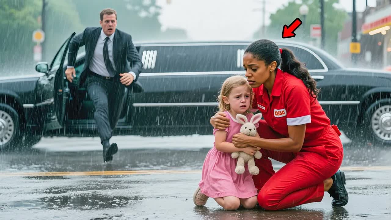 Black Woman Saves a Little Girl From an Oncoming Car, Not Knowing Her Wealthy Father Saw It All