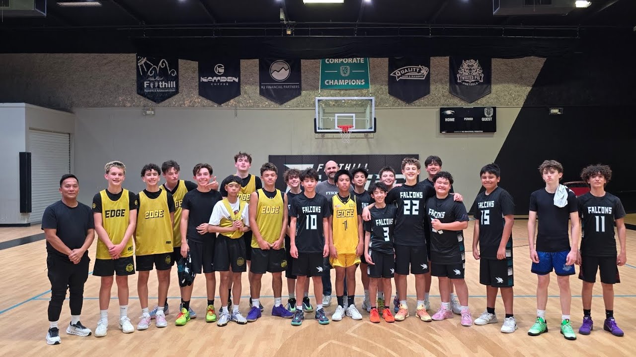 1/29/2026 -[Foothill Christian Varsity]- Falcons vs Edge International 14U Gold 