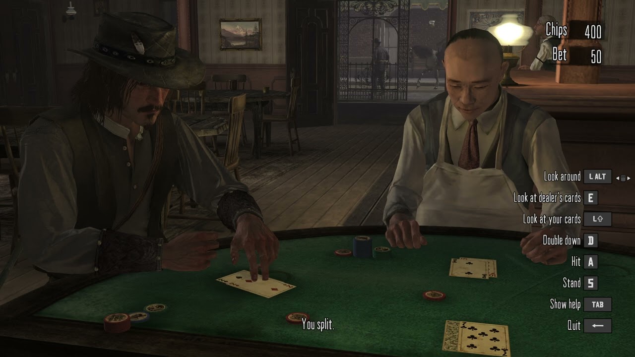 Red Dead Redemption Blackjack 6 #rdrgameplay #blackjack