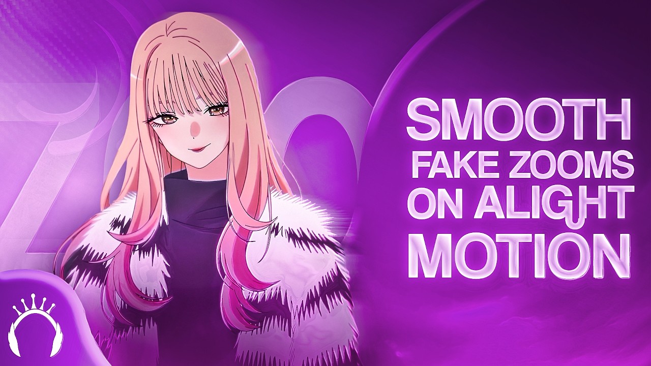 How to make Smooth Fake Zoom in Alight Motion | Easy Tutorial