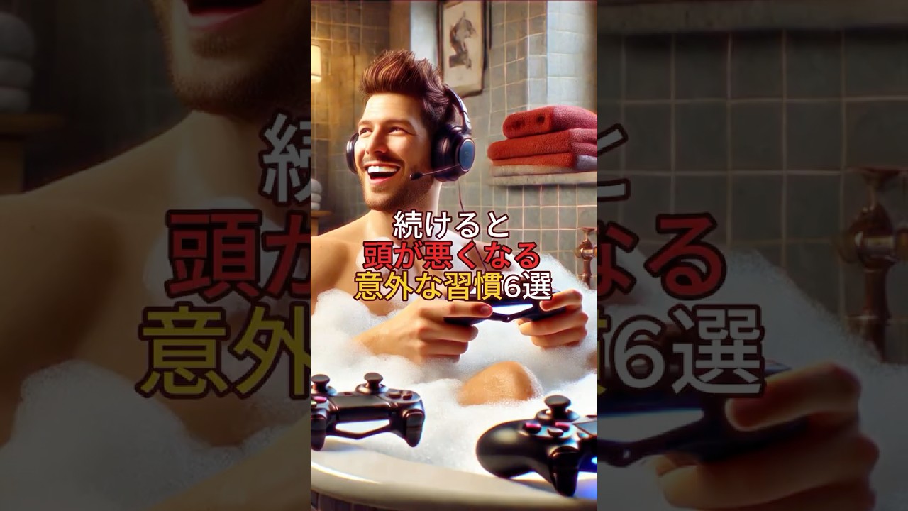 続けると頭が悪くなる意外な習慣6選 #shorts #雑学 #豆知識 #おもしろ