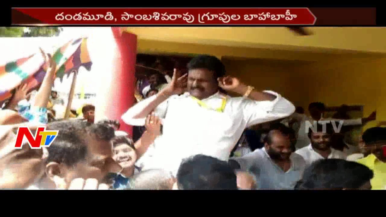 Group Politics in TDP || Clash Between Dandamudi Manoj and Sambhasiva Rao || Guntur || NTV