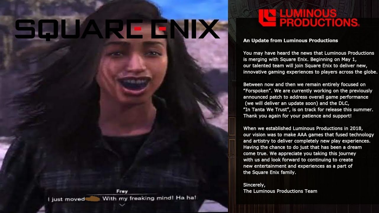 Square Enix Consumes Luminous Productions After Forespoken Underperformed