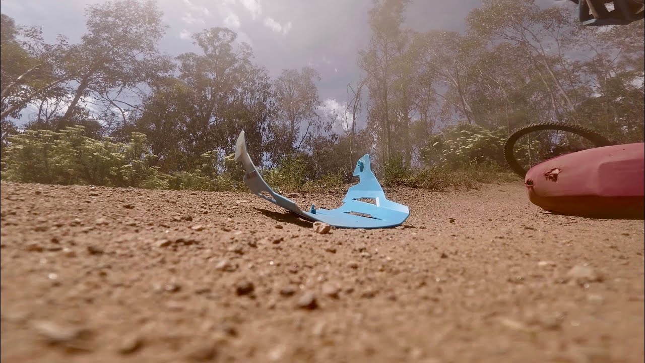 First lap of Omeo Bike Park - Crash 
